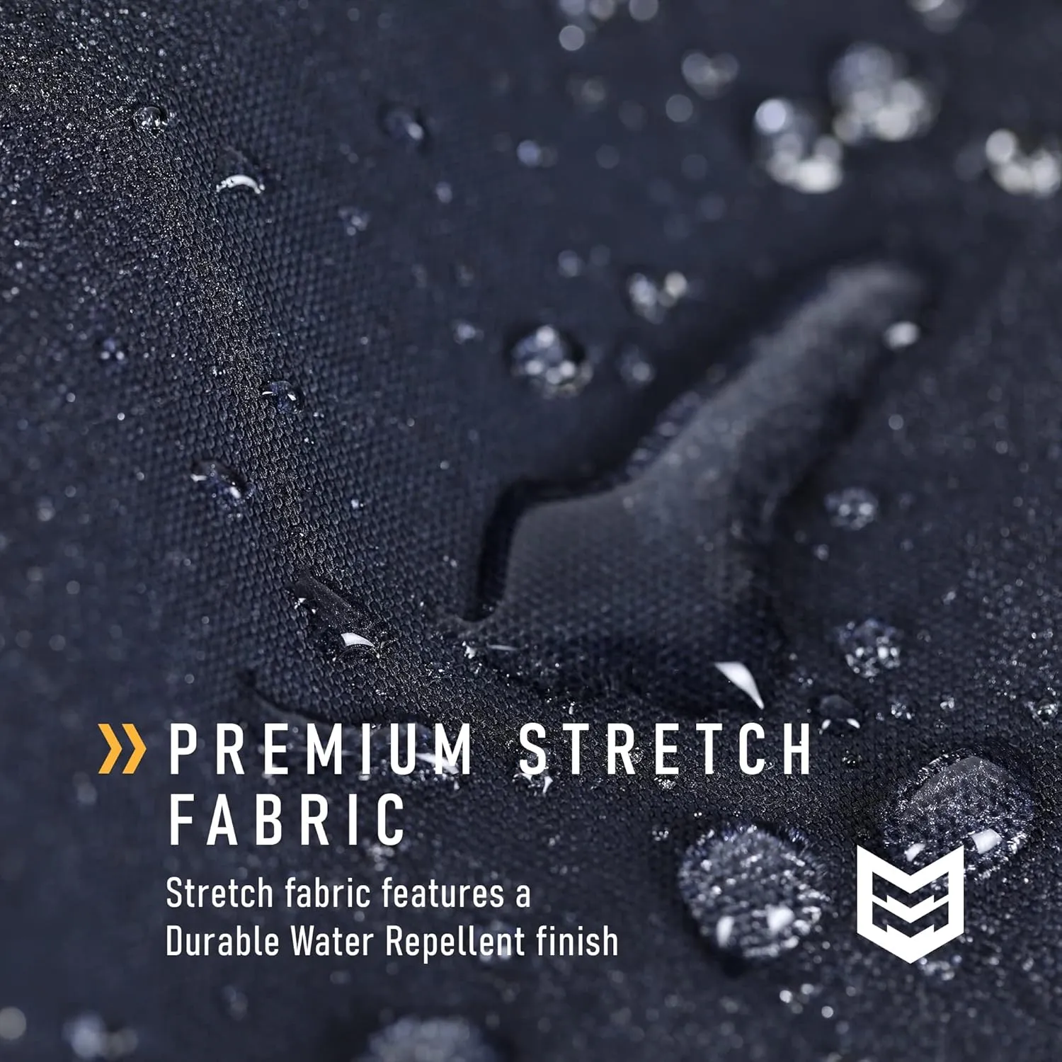 MISSION MADE Tactical Shorts for Men, Water Repellent, Lightweight, Premium Stretch, Hiking Outdoor Work Shorts