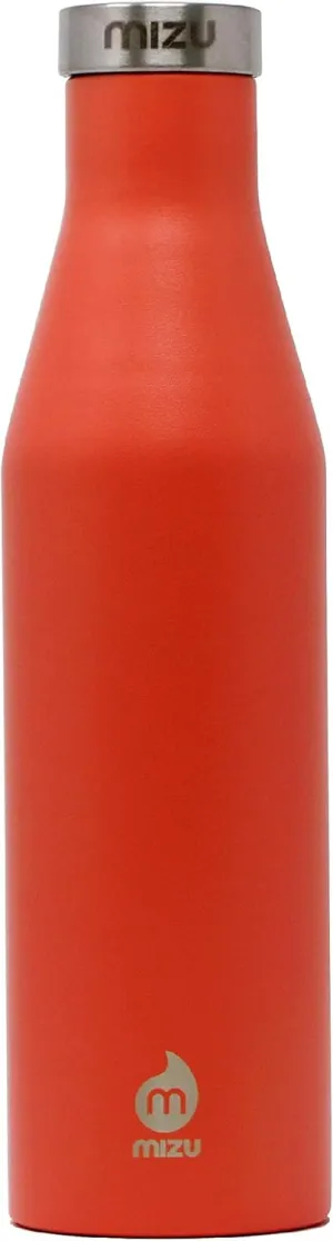 Mizu - S6 Slim Series Water Bottle | 19 oz. Double Wall Stainless Steel Vacuum Insulated | Narrow Mouth with Leak Proof Cap | Multiple Colors | BPA Free