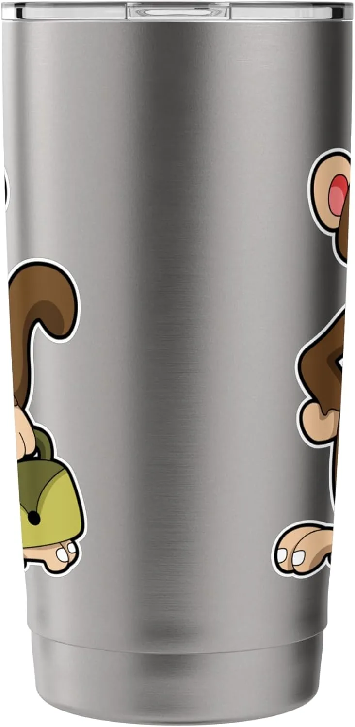 Monkey Entrepreneur Bag Stainless Steel Insulated Tumbler