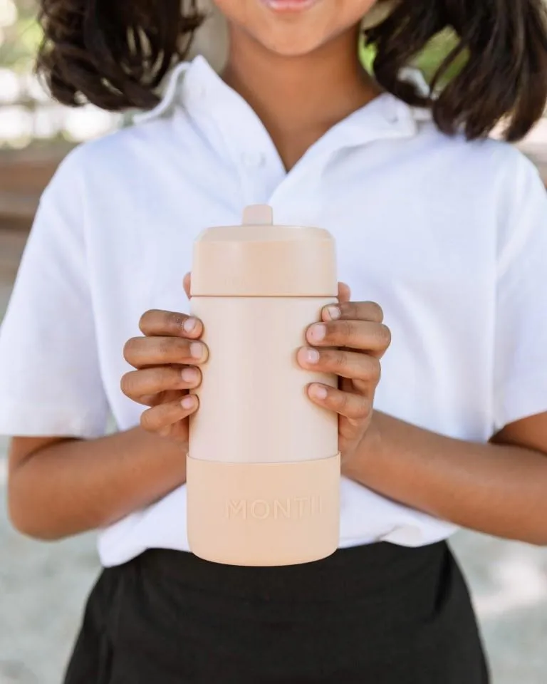MontiiCo Fusion 350ml drink bottle sipper - dune