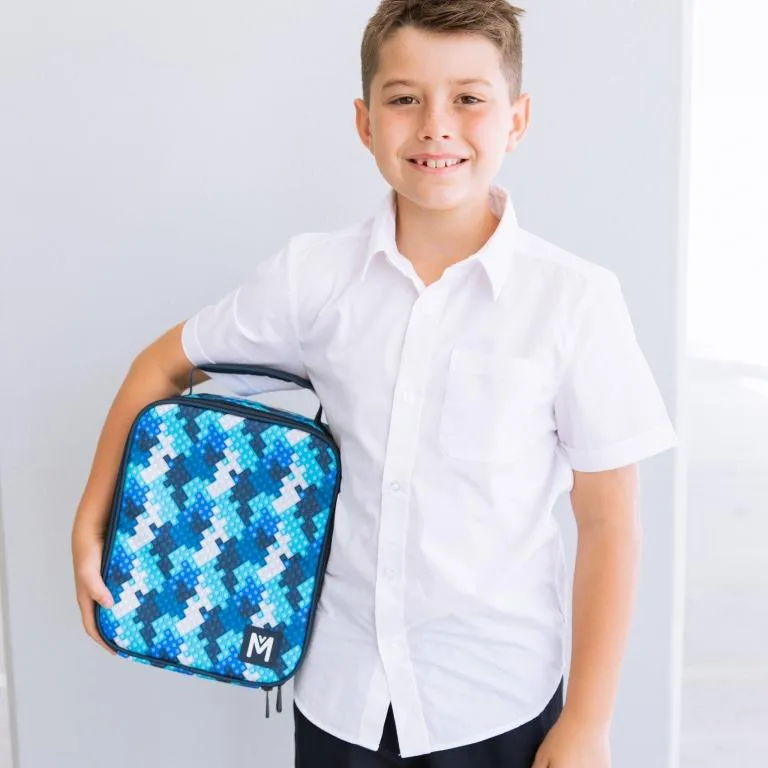 MontiiCo large insulated lunch bag - block land