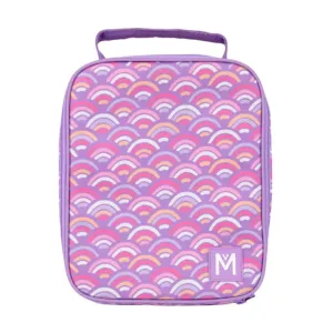 MontiiCo large insulated lunch bag - rainbow roller