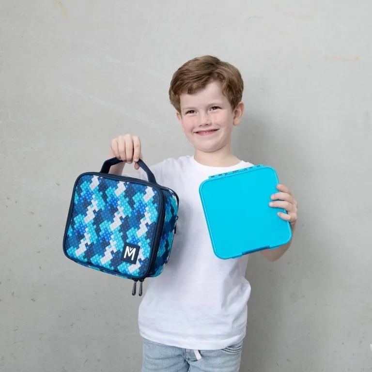 MontiiCo medium insulated lunch bag - block land
