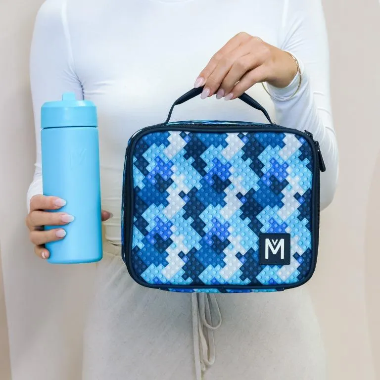 MontiiCo medium insulated lunch bag - block land