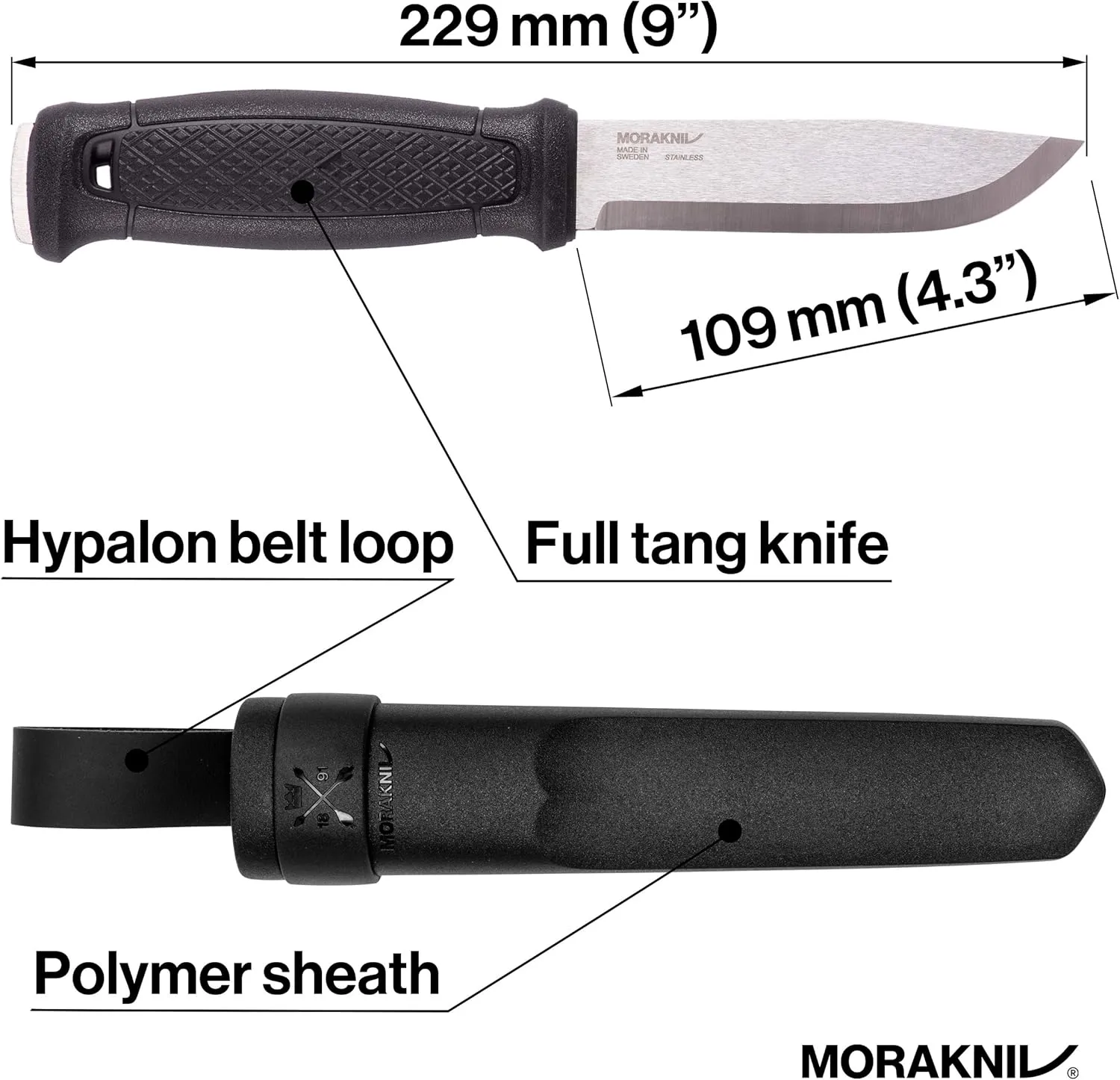 Morakniv Garberg Survival (S) Stainless Steel