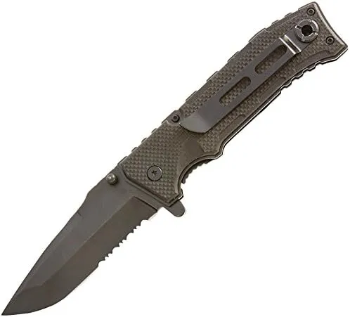 MOTACT2 Mossberg Tactical Assisted Open Serrated Knife