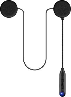 Motorcycle Helmet Headset with HiFi Stereo Sound,Loud,Large Battery,Helmet Speakers Headphones with Calls Answer Automatically,Voice Assistant,IPX7 Waterproof,Easy to Install Use
