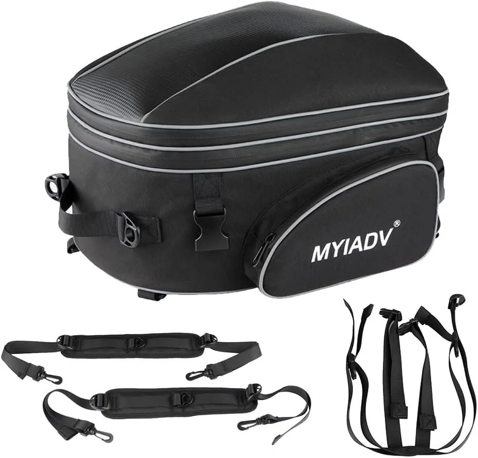 Motorcycle Rear Seat Luggage Rack Tail Bag Helmet Travel Bag Backpack For Honda BMW YAMAHA SUZUKI KAWASAKI DUCATI