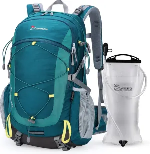 MOUNTAINTOP 40L Hiking Backpack with 3L Hydration Bladder for Men & Women Camping Climbing
