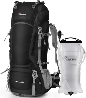 MOUNTAINTOP 80L Internal Frame Backpack with 3L Hydration Bladder