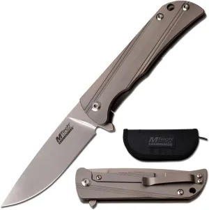 MTech Evolution Manual Folding Knife - MTE-FDR021-GY