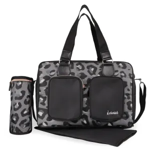 My Babiie Deluxe Changing Bag - Black Leopard