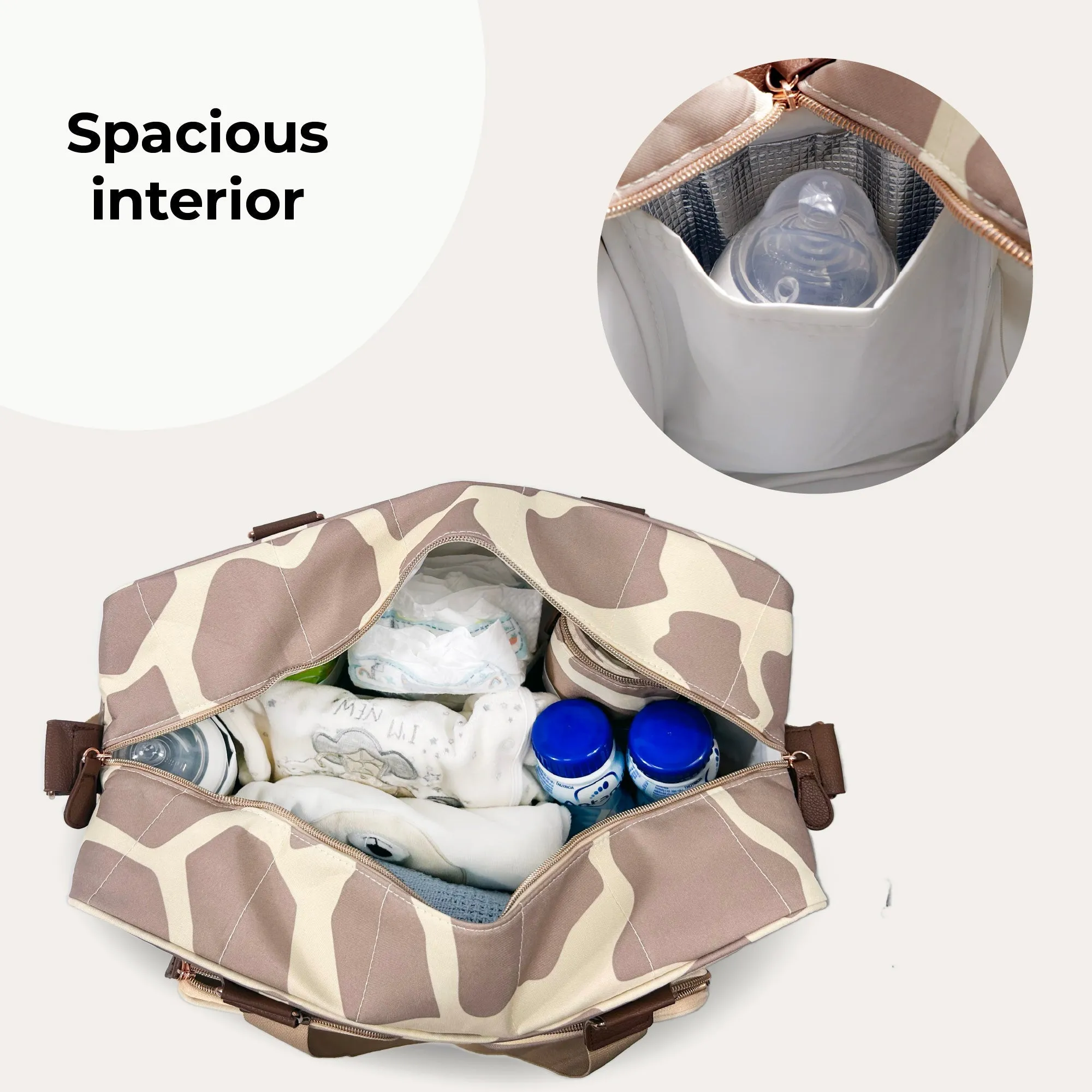My Babiie Deluxe Changing Bag - Giraffe