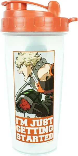My Hero Academia Shaker Bottle Workout Katsuki Bagugo Gym Protein Bottle 20oz