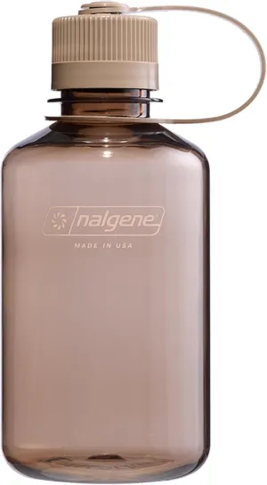 Nalgene Sustain Tritan BPA-Free Water Bottle Made with Material Derived from 50% Plastic Waste (Using ISCC Certified Mass Balance), 16 OZ, Narrow Mouth, Mocha