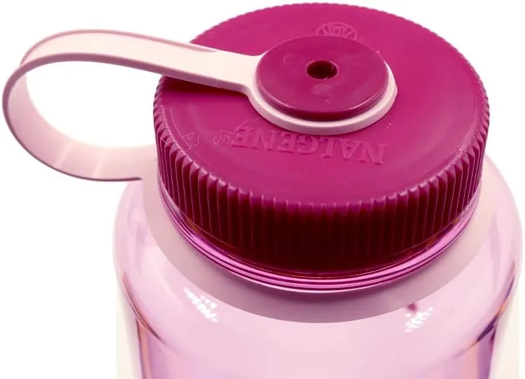 Nalgene Sustain Tritan BPA-Free Water Bottle Made with Material Derived from 50% Plastic Waste (using ISCC certified mass balance), 48 OZ, Wide Mouth, Cosmo