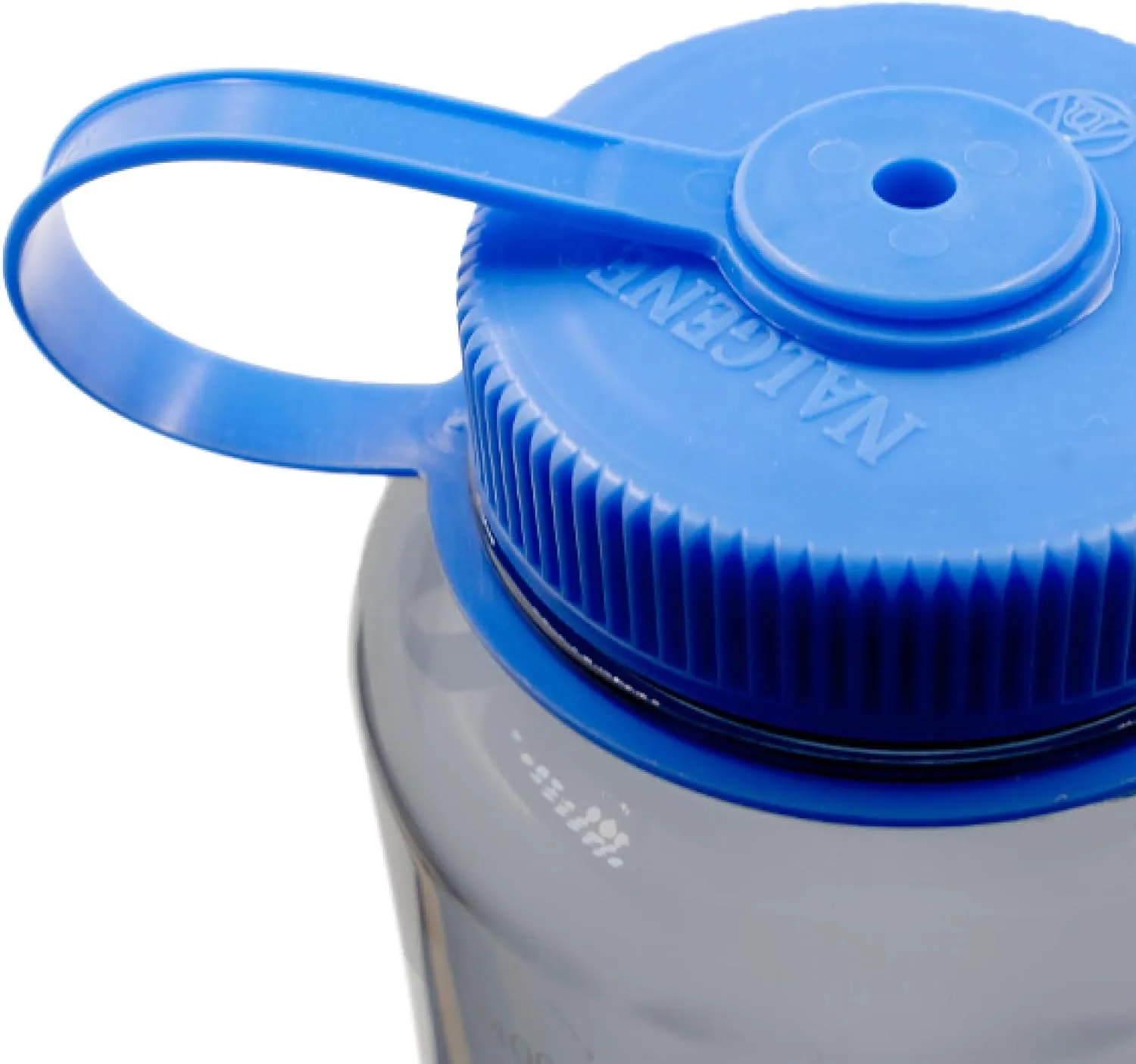 Nalgene Sustain Tritan BPA-Free Water Bottle Made with Material Derived from 50% Plastic Waste (using ISCC certified mass balance), 48 OZ, Wide Mouth, Grey