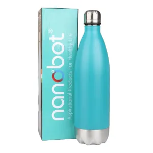 Nanobot Vaccum Flask - Kryo - 1000 ml | Stainless Steel Water Bottle/ Vacuum Flask for Hot Water