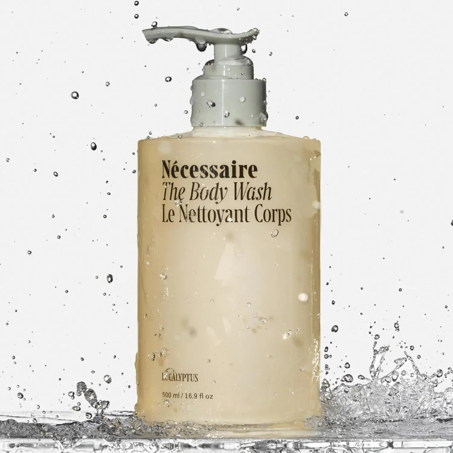 Nécessaire Eucalyptus Body Wash with Pump | Multi-Oil Nourishing Cleanse For Women   Men | Gel Cleanser | Dermatologist-Tested. Hypoallergenic | No SLS/SLES (500 ml / 16.9 fl. oz.)