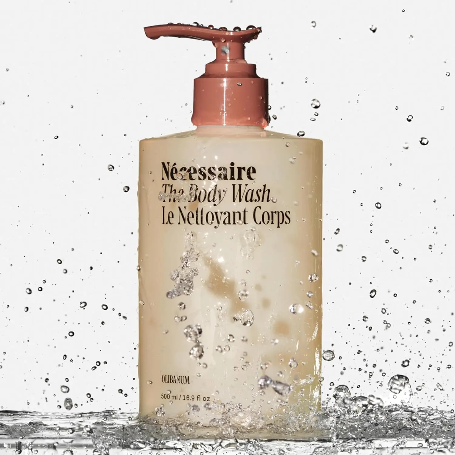 Nécessaire The Body Wash Olibanum. Natural Body Wash for Women   Men. Radiance Cleanse. Multi-Enzyme Gel Cleanser for Dull Skin. Notes of Vanilla, Fig Leaf, and Cassis Buds. 16.9 Fl Oz.