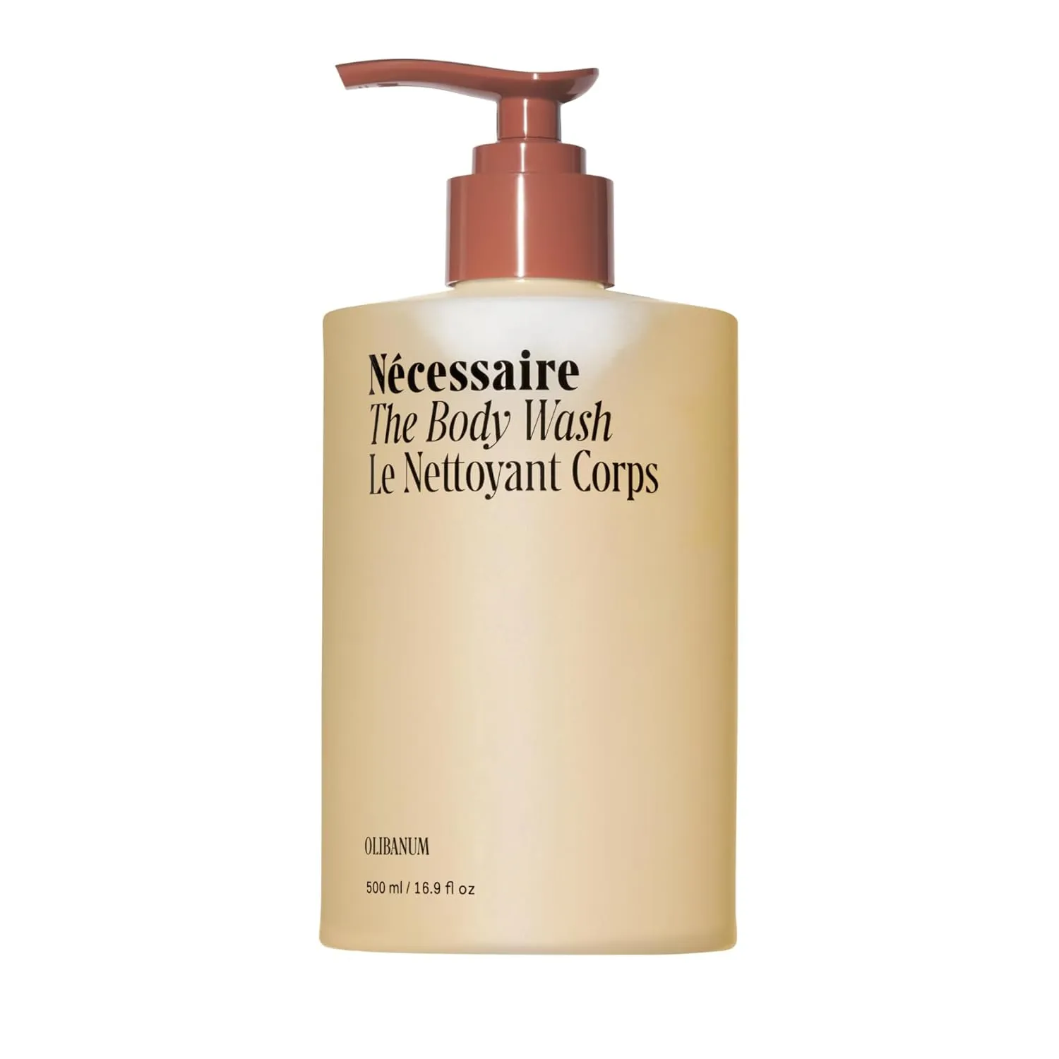 Nécessaire The Body Wash Olibanum. Natural Body Wash for Women   Men. Radiance Cleanse. Multi-Enzyme Gel Cleanser for Dull Skin. Notes of Vanilla, Fig Leaf, and Cassis Buds. 16.9 Fl Oz.