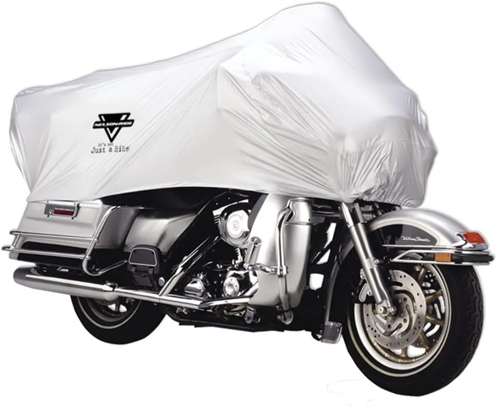 Nelson Rigg XL Motorcycle Half Cover All-Weather, 100% Waterproof, Taped Seams, Free Stuff Sack, Fits most Touring motorcycles Harley Davidson Ultra or Honda Goldwing