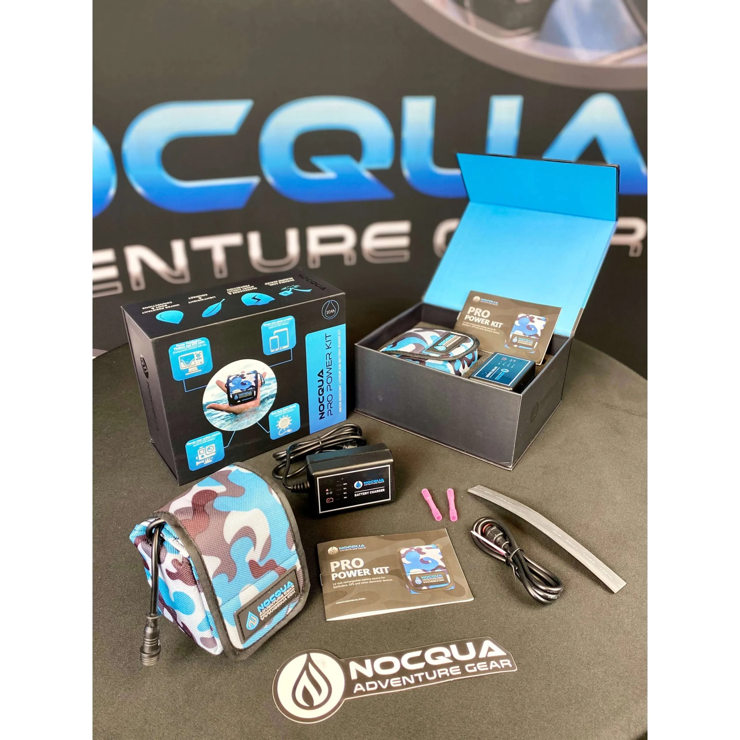 Nocqua - 12V Outdoor Kayak Battery 10Ah Pro Power Kit