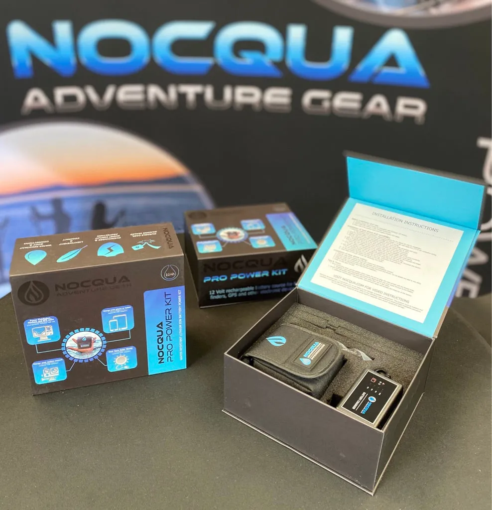 Nocqua - 12V Outdoor Kayak Battery 10Ah Pro Power Kit