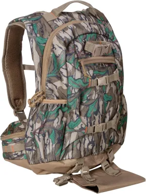 North Mountain Gear Camouflage Hunting Backpack Waterproof Bow and Rifle Compatible Hunting Bag (Mossy Oak Greenleaf)