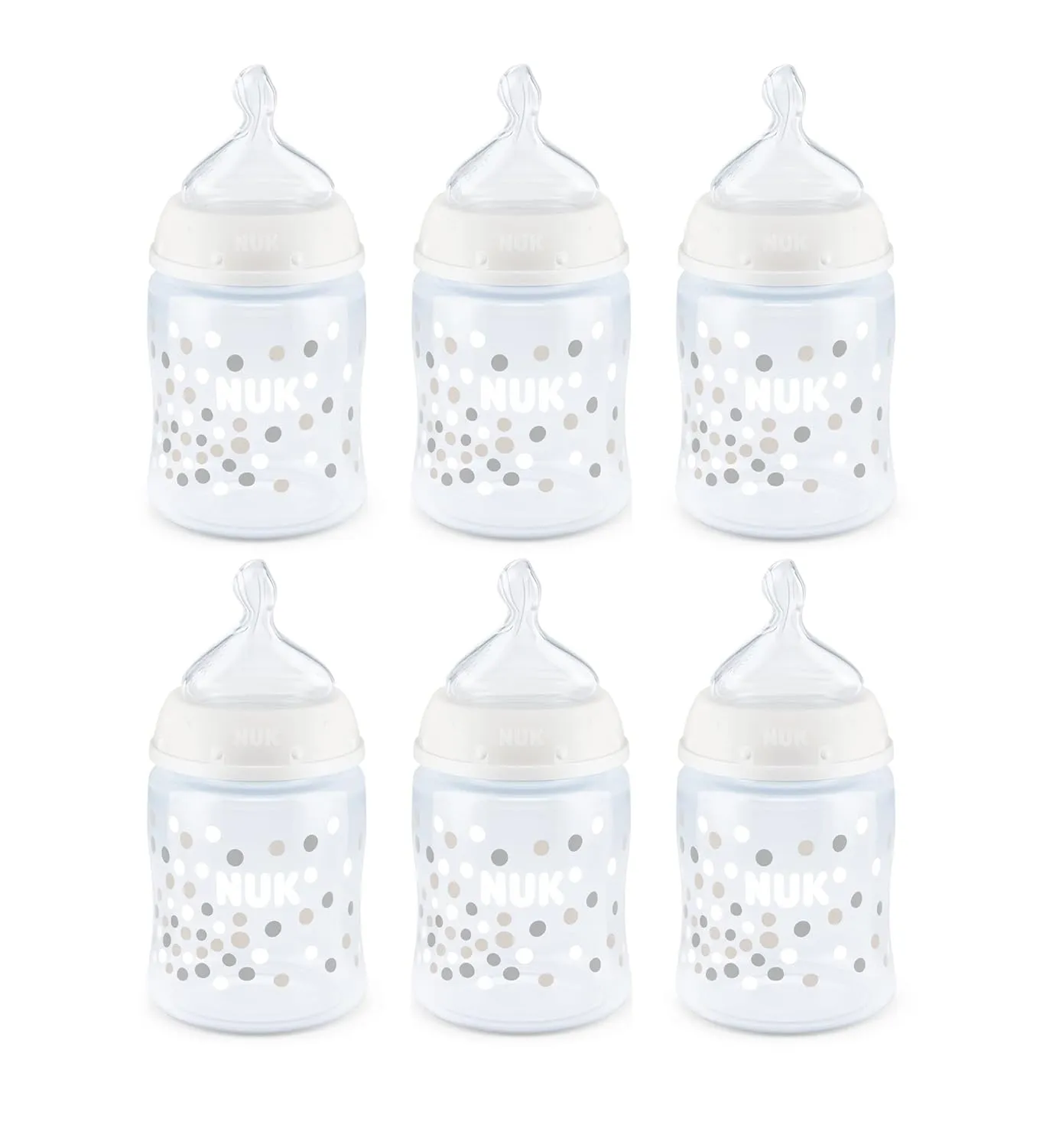 NUK Disney Smooth Flow Bottle (5 Ounce (Pack of 6), Horse & Horse)
