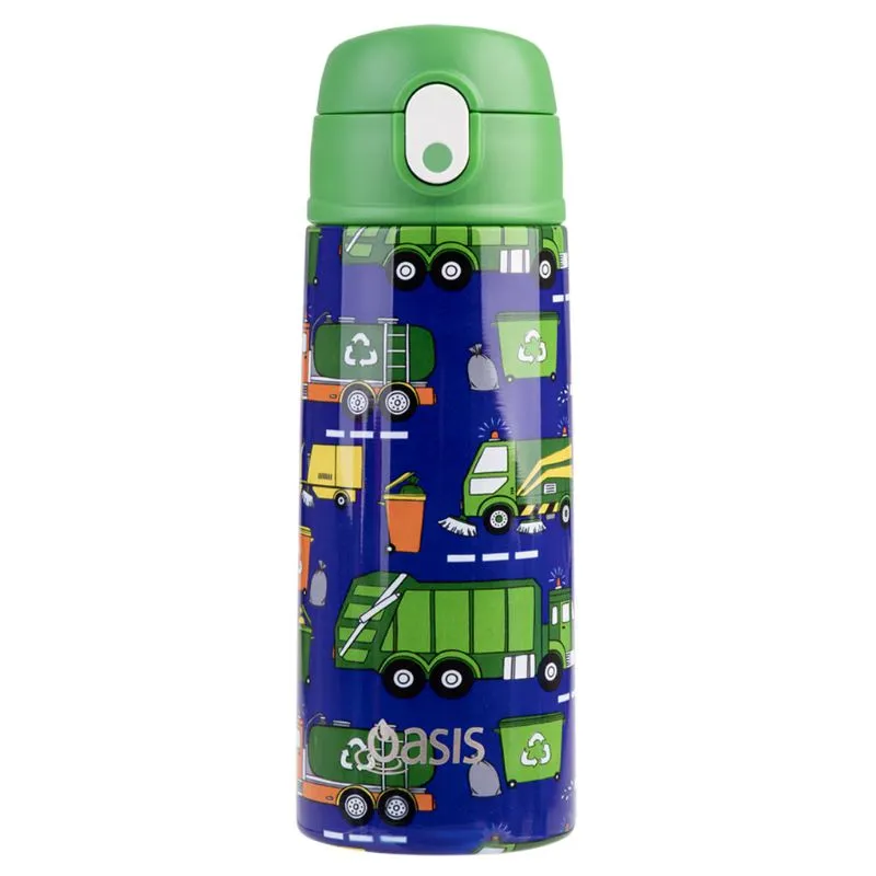 Oasis stainless steel double wall insulated kid's drink bottle with sipper 550ml