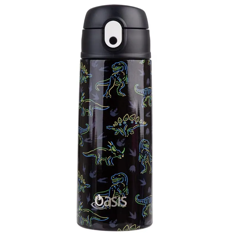 Oasis stainless steel double wall insulated kid's drink bottle with sipper 550ml