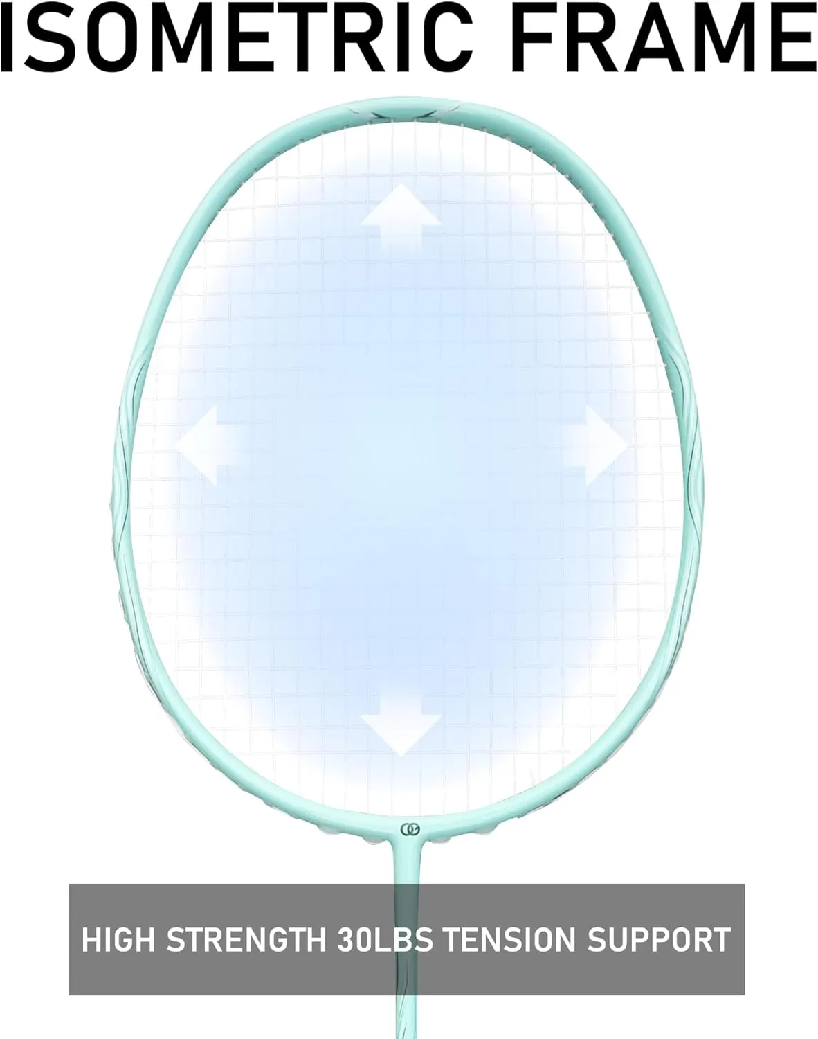 OGEENIER Professional 4U Carbon Fiber Badminton Racket - 30LBS - Includes Badminton Grip and Bag, Lightweight Badminton Racquet for Gym