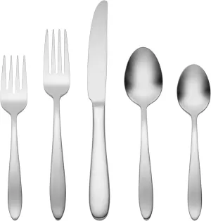 Oneida Mooncrest Piece Everyday Flatware Set, 20 Count, Metallic