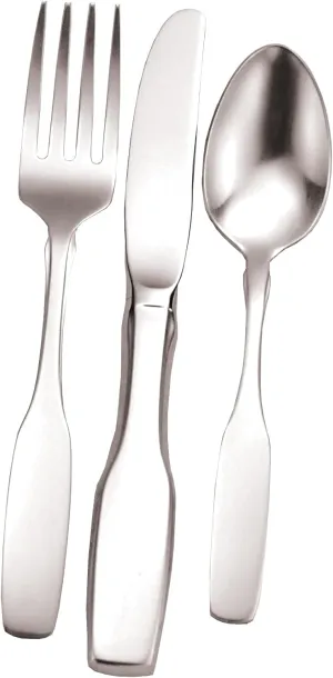 Oneida Paul Revere Child Fine Flatware 18/10 Stainless Steel, 3 Piece Set, Silver