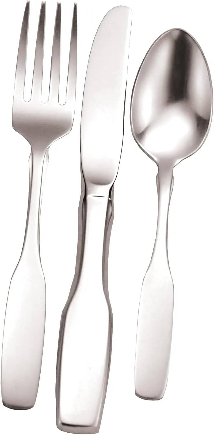 Oneida Paul Revere Child Fine Flatware 18/10 Stainless Steel, 3 Piece Set, Silver