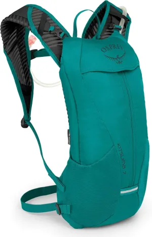 Osprey Kitsuma 7L Women's Biking Backpack with Hydraulics Reservoir, Teal Reef