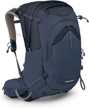 Osprey Mira 32L Women's Hiking Backpack with Hydraulics Reservoir, Anchor Blue