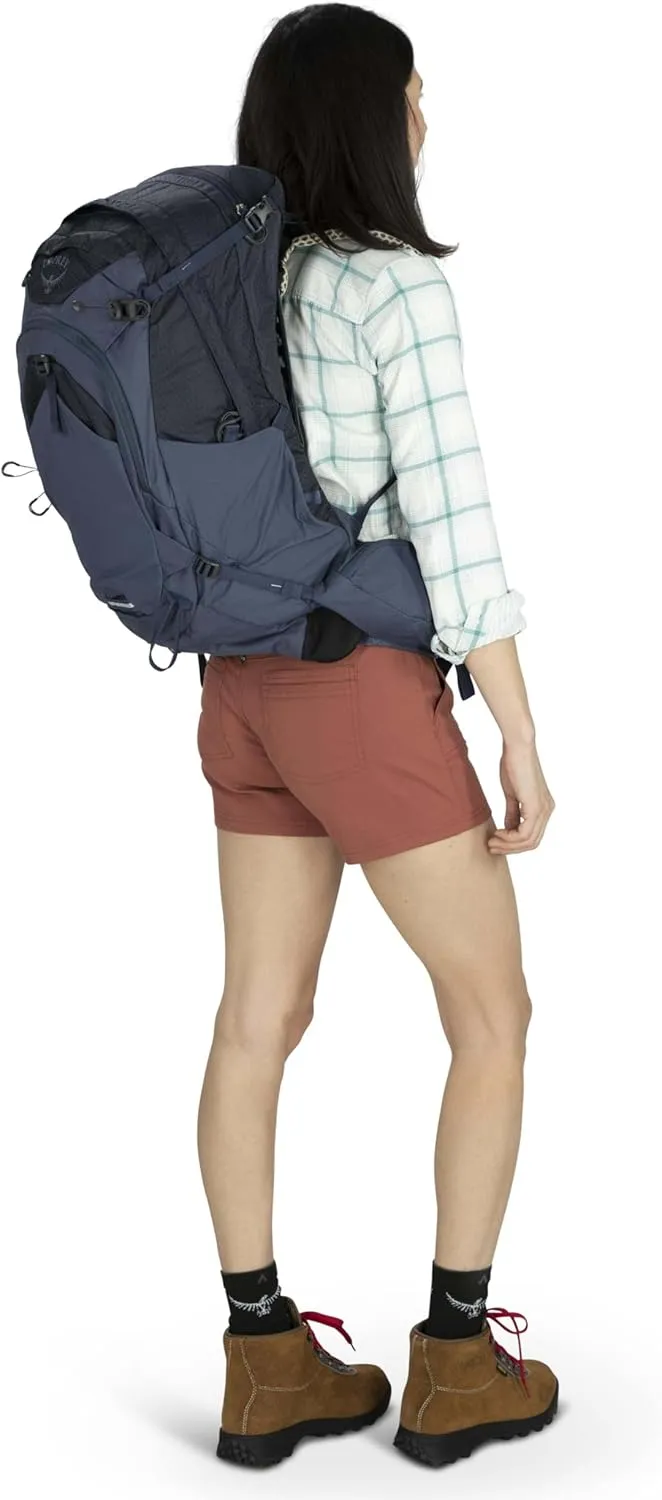 Osprey Mira 32L Women's Hiking Backpack with Hydraulics Reservoir, Anchor Blue