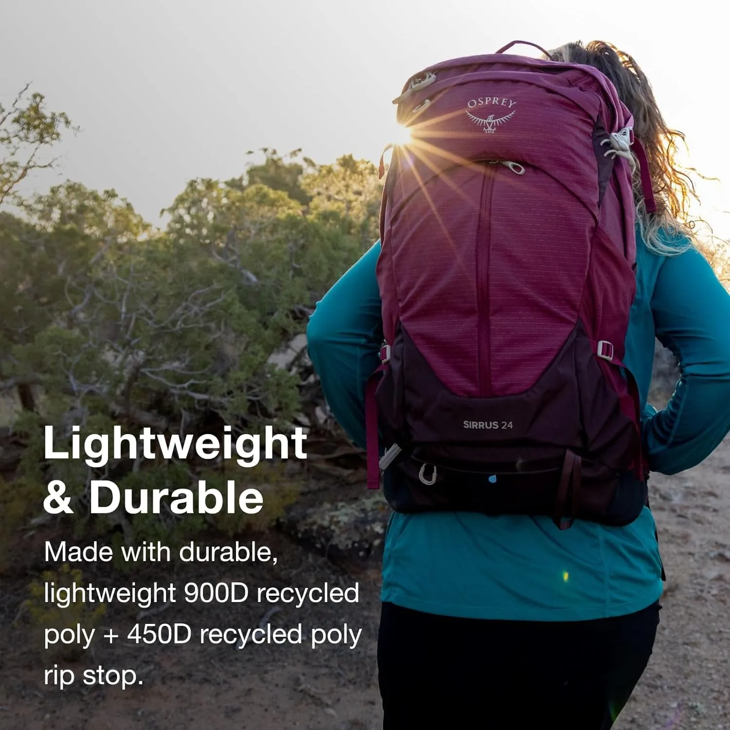 Osprey Sirrus 34L Women's Hiking Backpack, Muted Space Blue