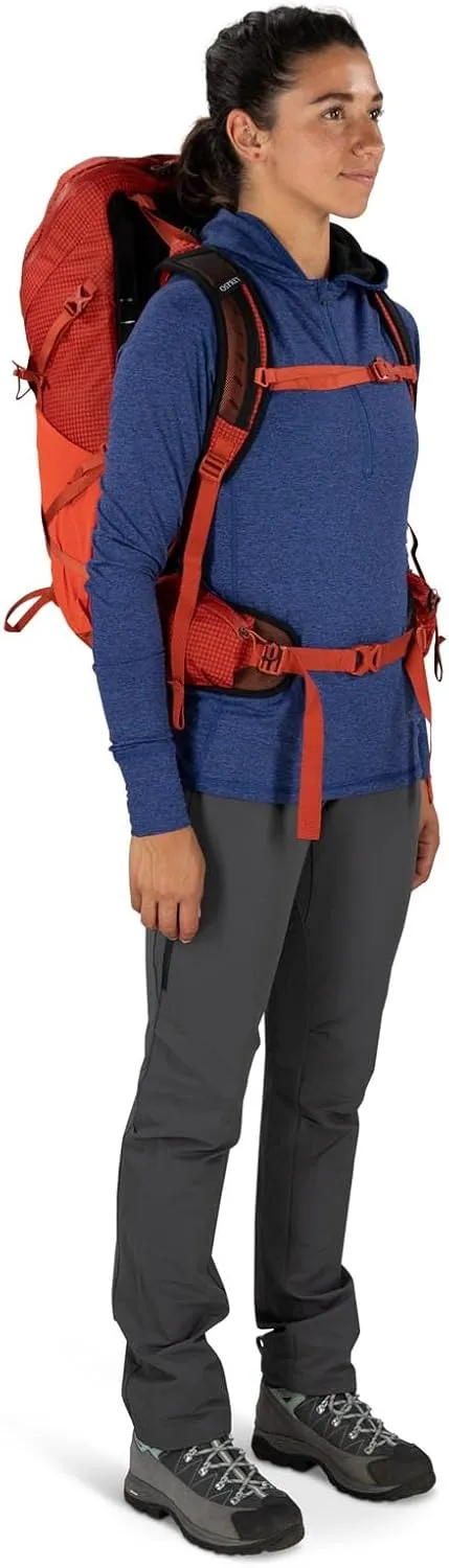 Osprey Tempest Pro 30L Women's Hiking Backpack with Hipbelt, Silver Lining