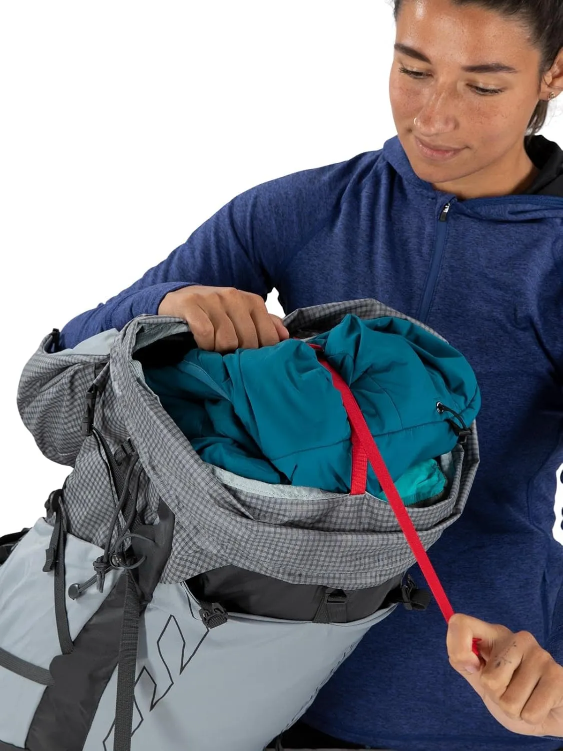 Osprey Tempest Pro 40L Women's Hiking Backpack with Hipbelt, Silver Lining, WXS/S