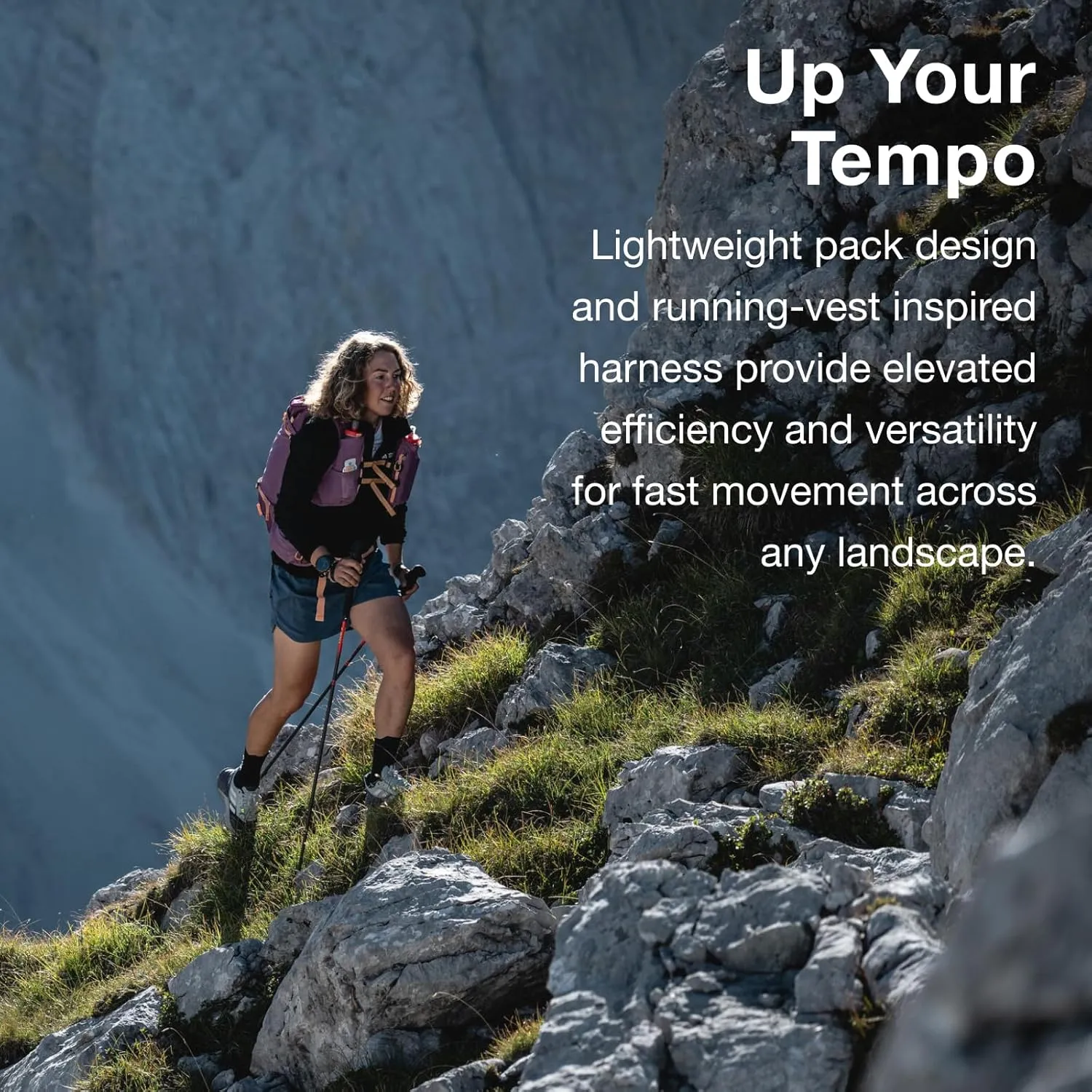 Osprey Tempest Velocity 30L Women's Hiking Backpack, Dark Charcoal/Chiru Tan, WM/L