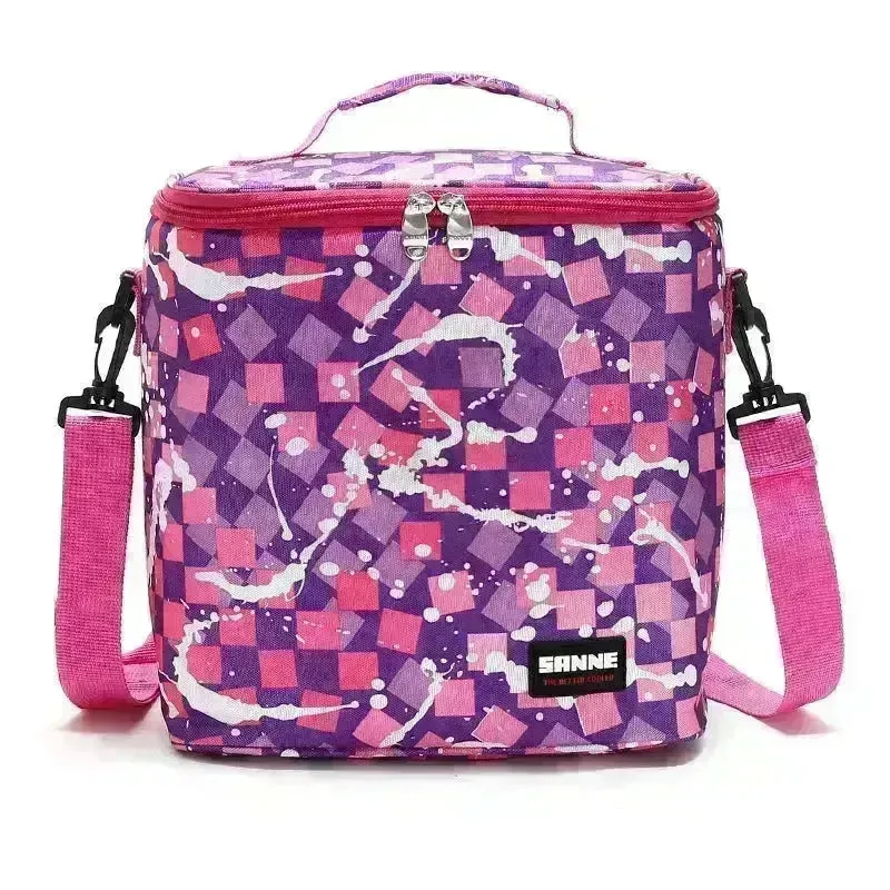 Outdoor Large Capacity Picnic Ice Pack Oxford Cloth Lunch Box PVC Insulated Bag