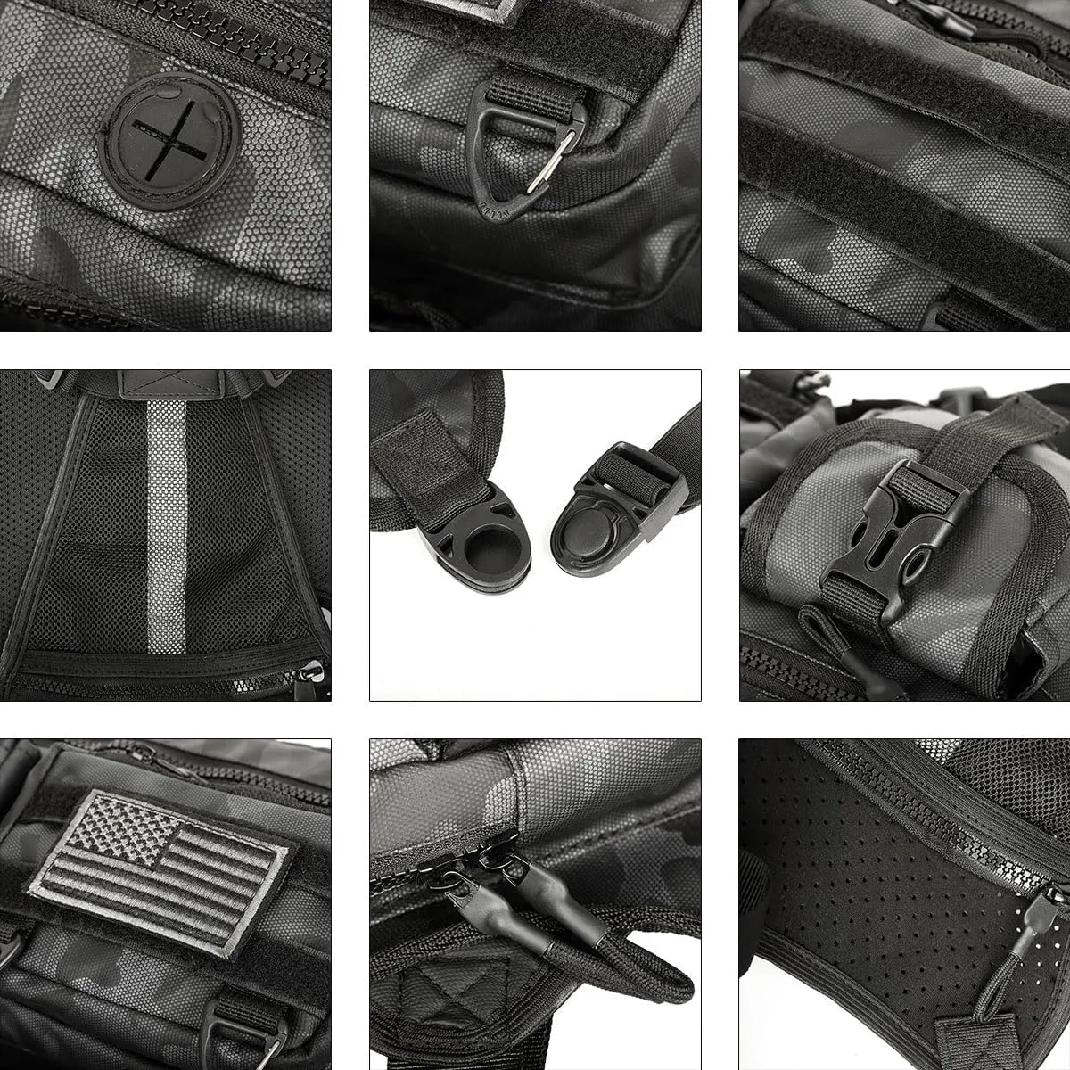 Outdoor Sports Chest Bag for Men and Women, Tactical Vest For Running, Hiking, Cycling, EDC Travel Chest Pack Rig, Water Resistant Lightweight Front Running Vest Bag With Extra Storage