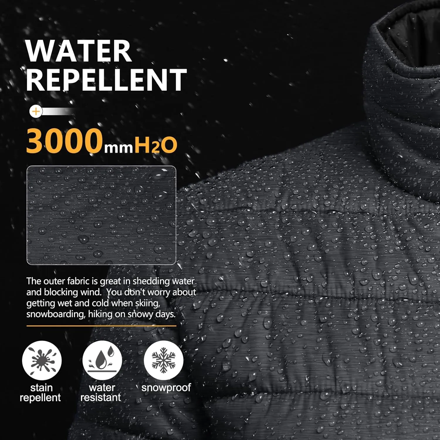 Outdoor Ventures Women's Packable Full-Zip Short Puffer Jacket Insulated Quilted Warm Lightweight Winter Coat