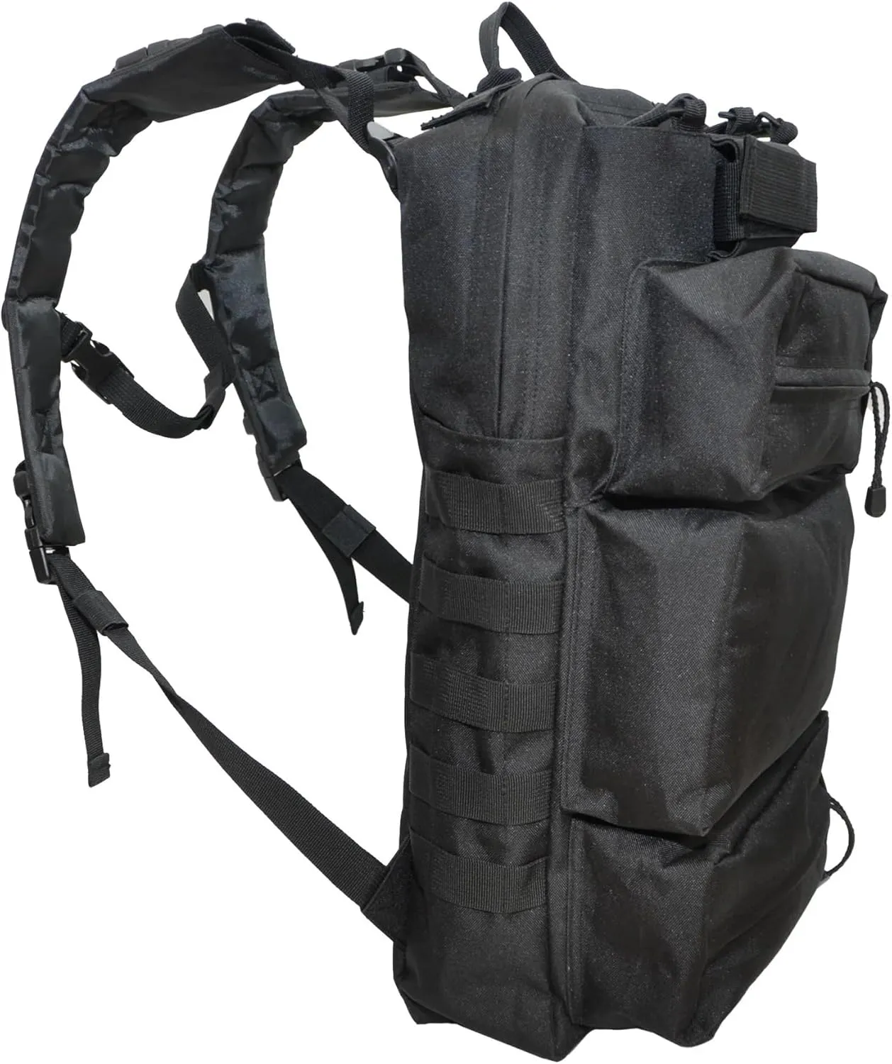 outROAR Gear Tactical Backpack Range Bag Hydration Water Bladder Outlet, Magazine Pouches, 5 Compartment for Range Bag, Bug Out, Hiking (Black)