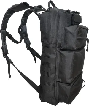 outROAR Gear Tactical Backpack Range Bag Hydration Water Bladder Outlet, Magazine Pouches, 5 Compartment for Range Bag, Bug Out, Hiking (Black)