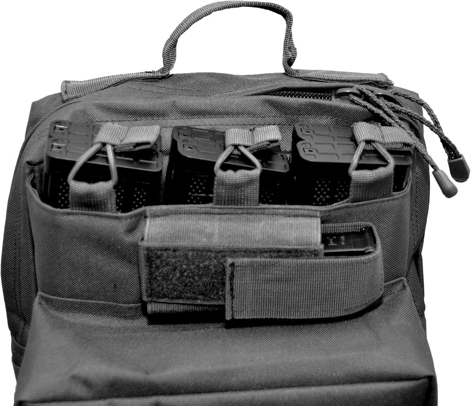 outROAR Gear Tactical Backpack Range Bag Hydration Water Bladder Outlet, Magazine Pouches, 5 Compartment for Range Bag, Bug Out, Hiking (Black)