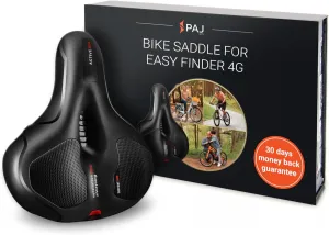 PAJ GPS Bike seat, Bicycle Saddle, Cloud Comfort Technology - Suitable in Conjunction with The Easy Finder 4G (not Included) as GPS Tracker for Bicycles